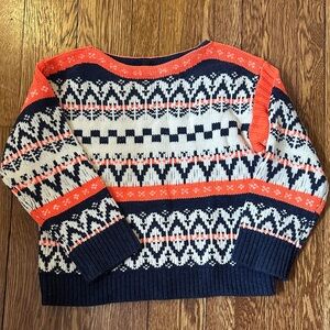 J.Crew Fair Isle Wool Sweater XS